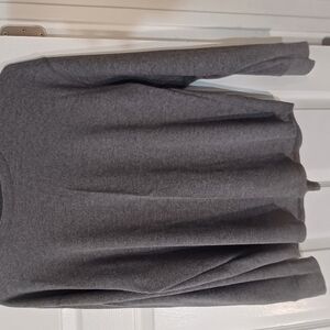 Time and Tru Gray Boxy Sweatshirt Tunic